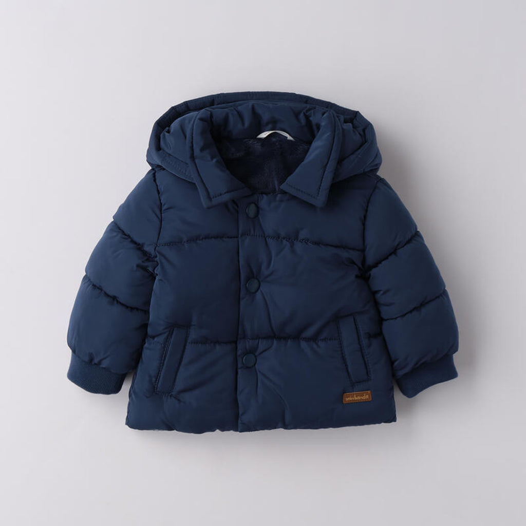 Boys' Thermal Fabric Padded Jacket, Blue, 3F666/3656