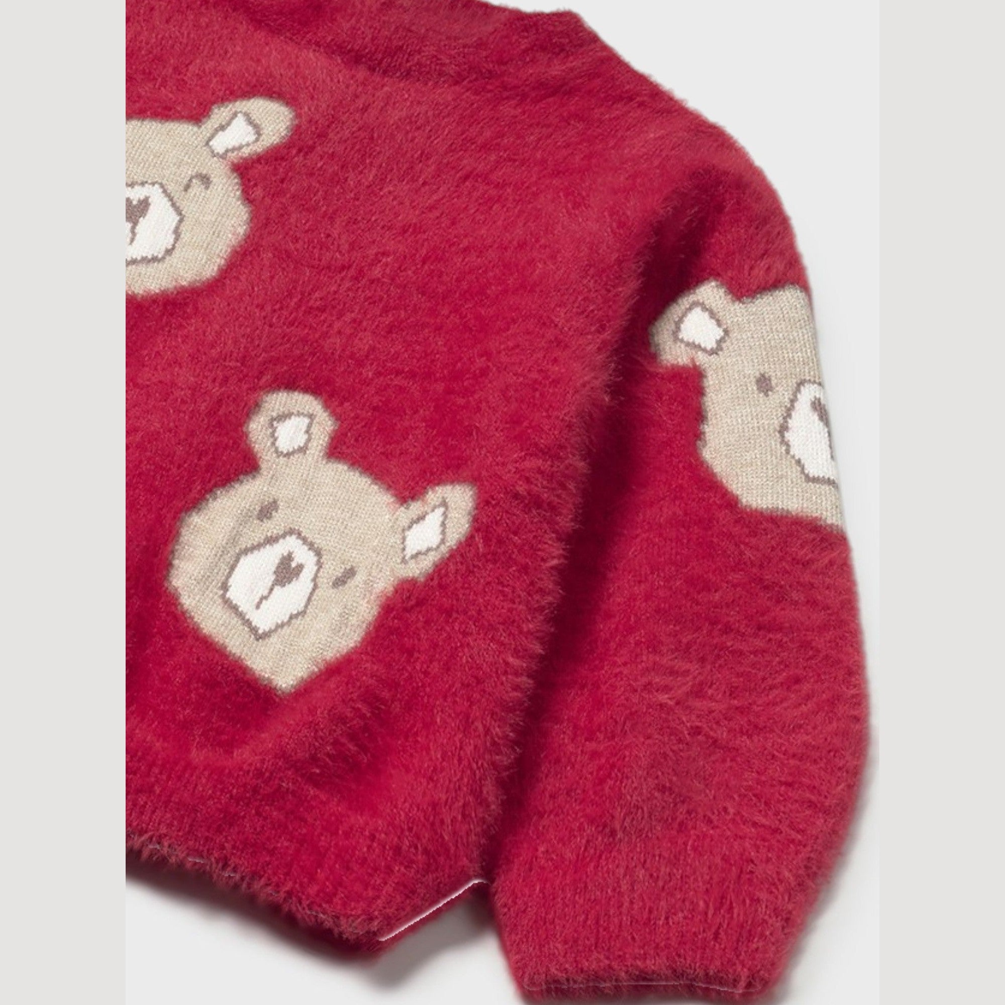 Maglione pelo Bimba Rosso 2356/59 -  NANU' BABY