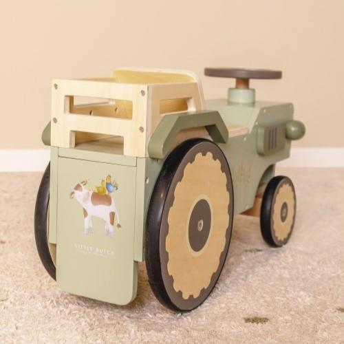 Trattore cavalcabile Piccola fattoria  VERDE LD7155