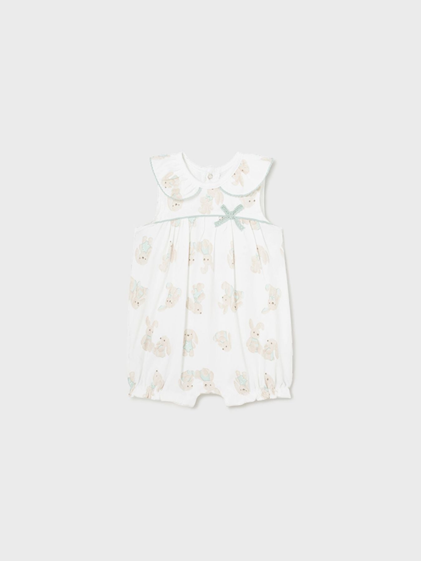 Set 2 pagliaccetti corti Bimba VERDE 1706/G
