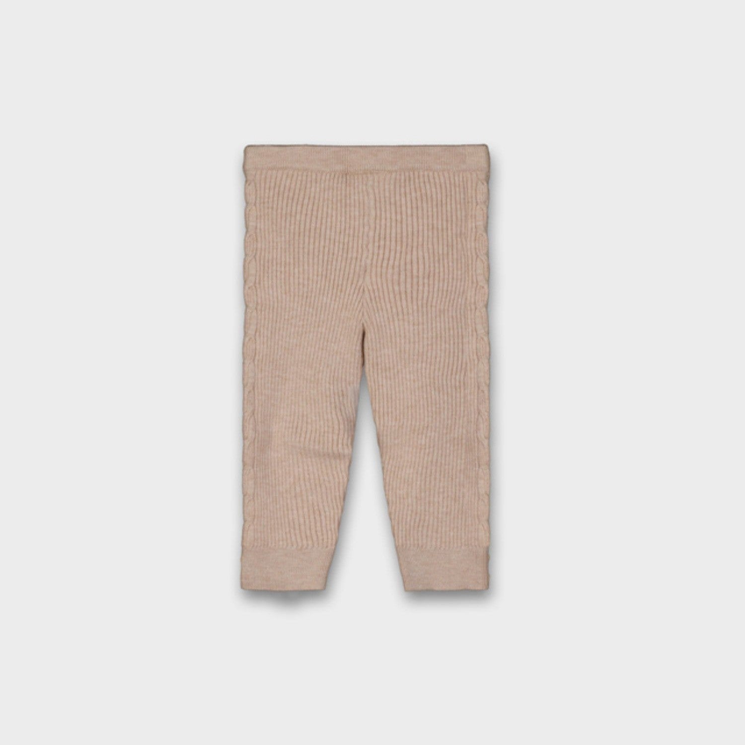 Leggings maglia tricot Bimba Beige 10015/61 -  NANU' BABY