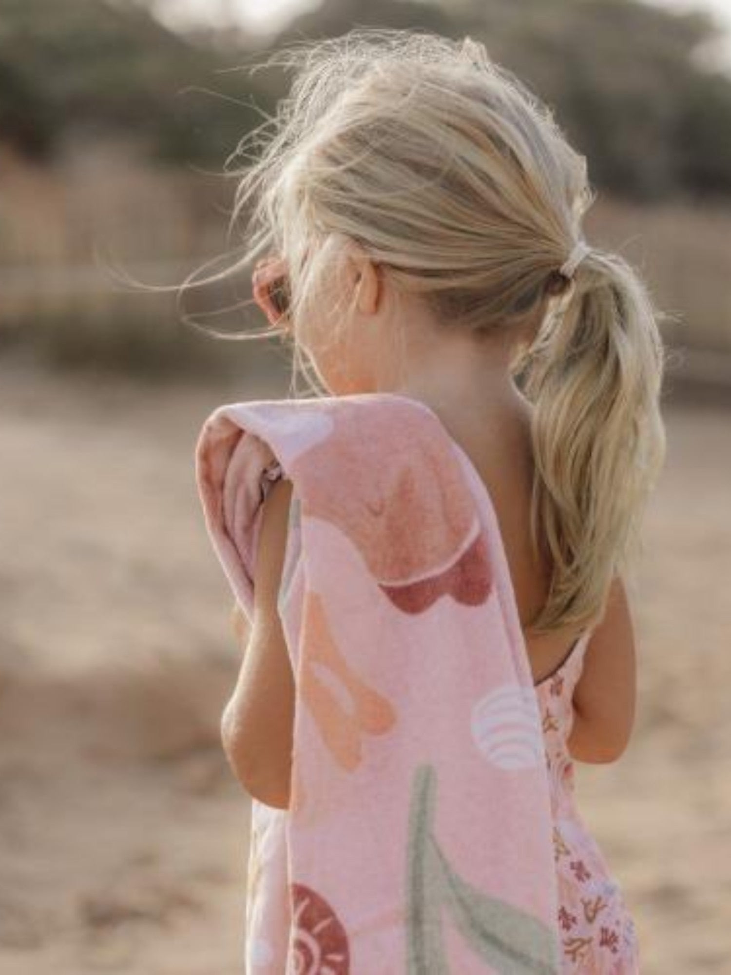 Asciugamano spiaggia Bimba ROSA 125841