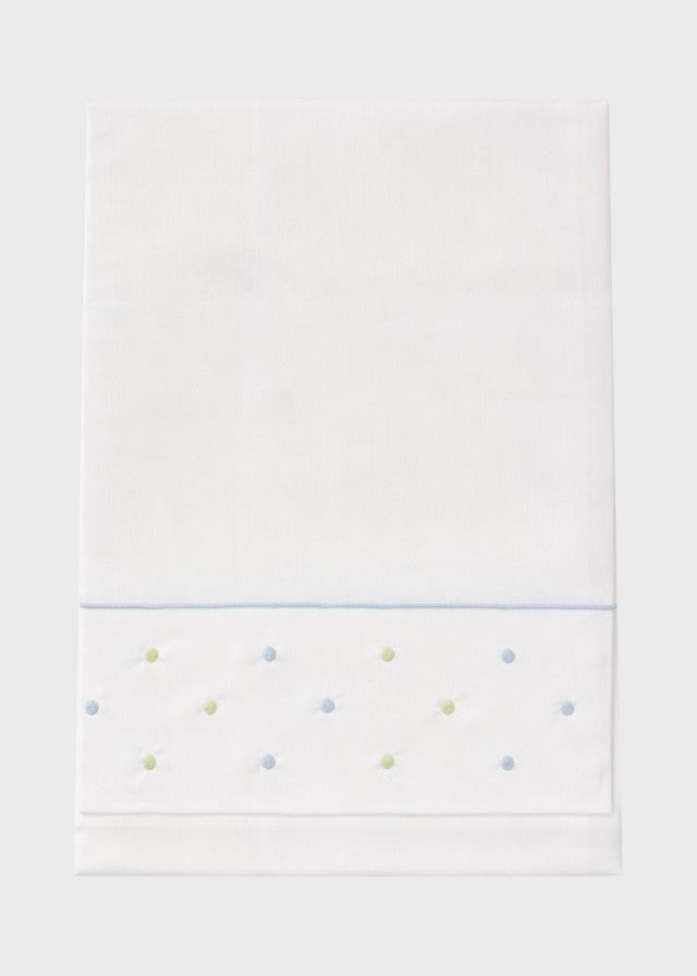 Sky Blue Polka Dot Sheet EK56LE