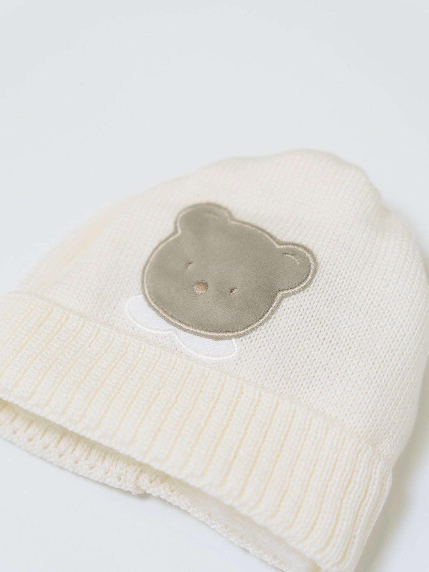 Cuffia Teddy Bear Neonato AZZURRO TEDDY BEAR/606-A -  NANU' BABY