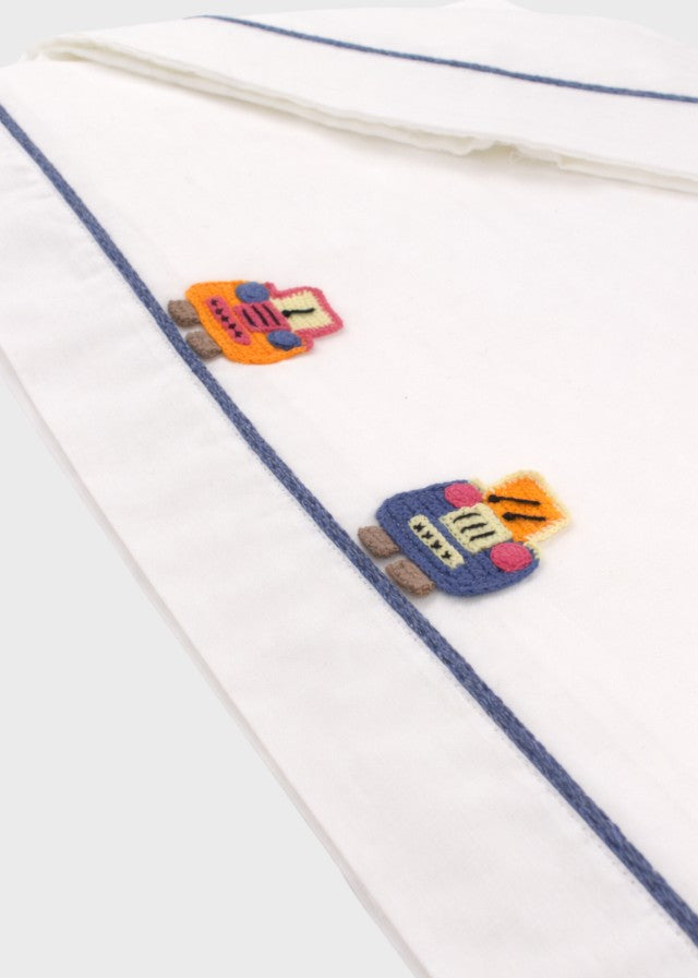 Blue Car Cotton Sheet CETIN/LN-B