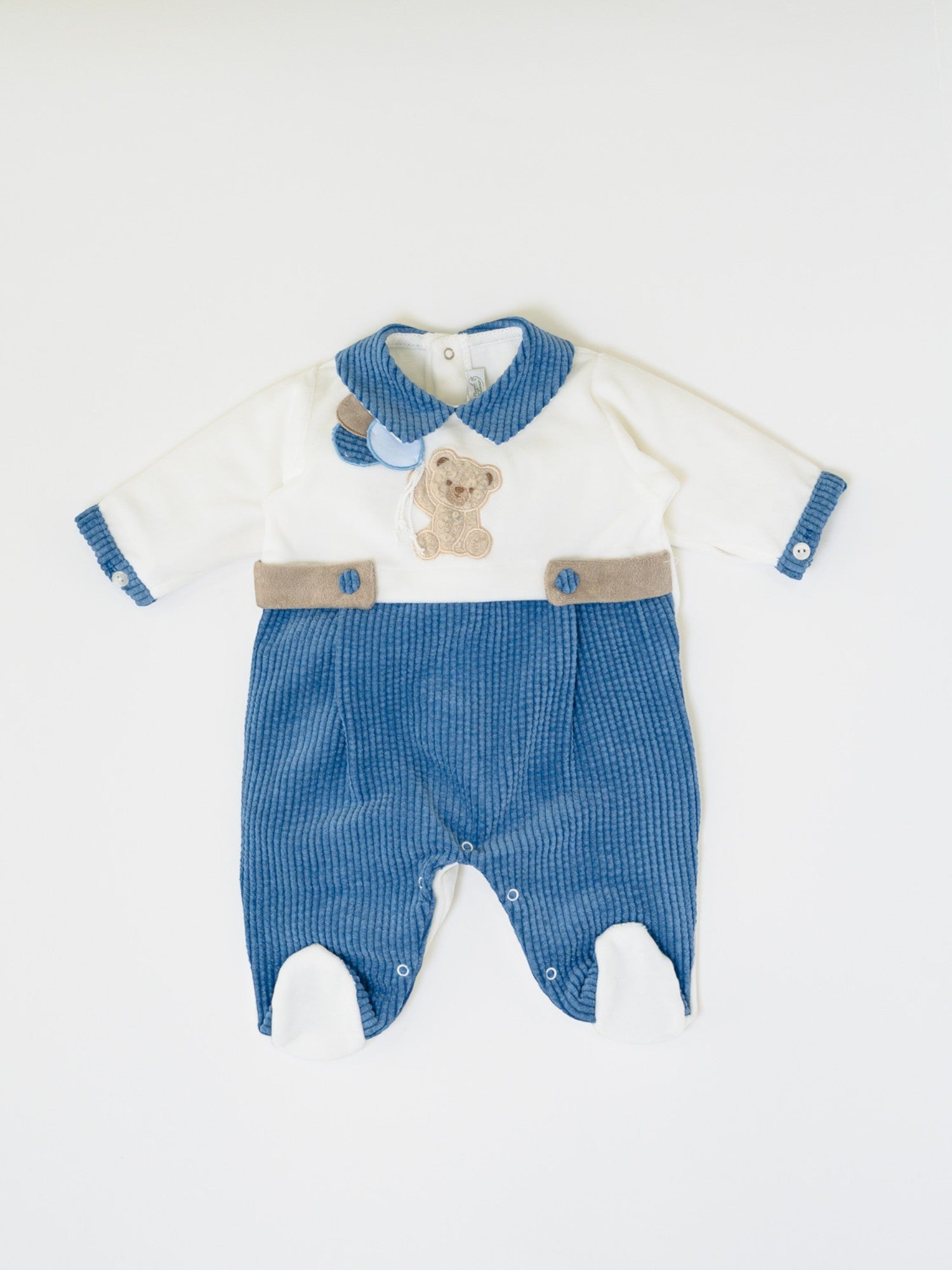 Tutina Neonato AZZURRO LTB1110 -  NANU' BABY