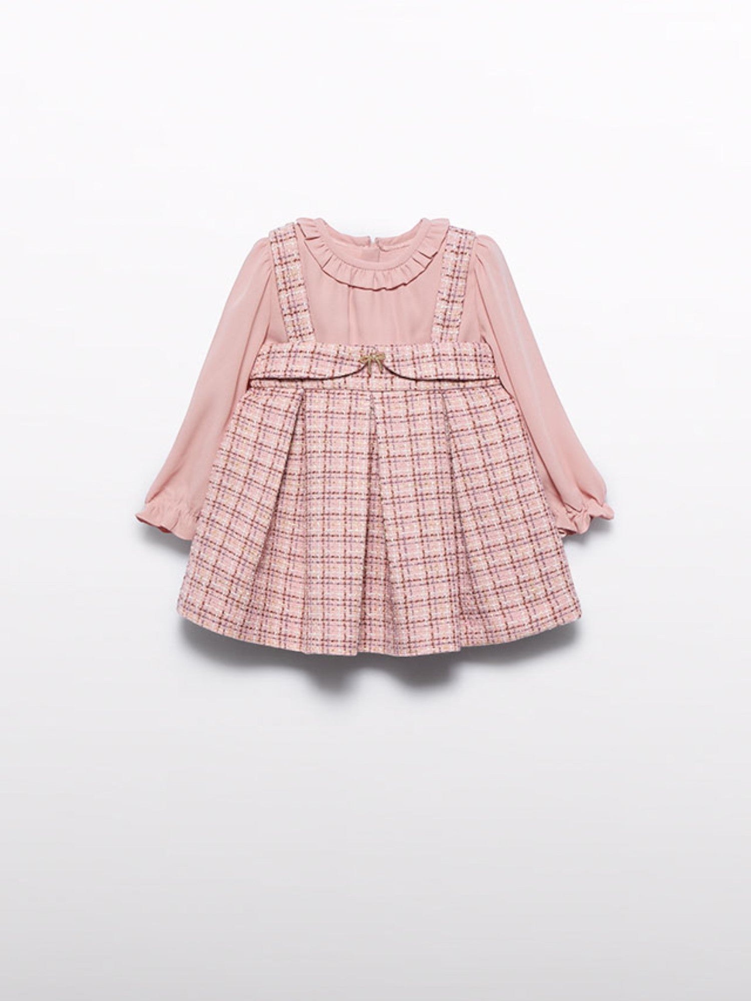 Abito pichi tweed Bimba Rosa 5504/8 -  NANU' BABY