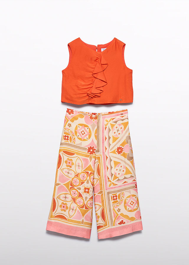 Printed Top and Trousers Set 5215/6