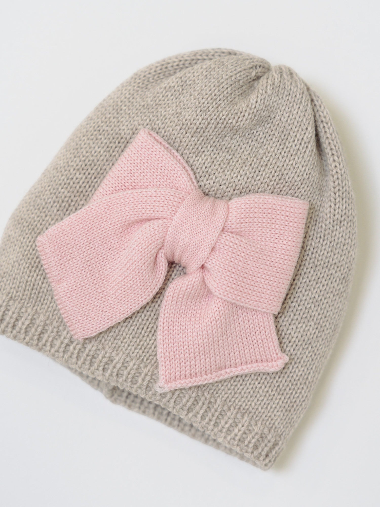 Cuffia Neonata Beige CA92/3007 -  NANU' BABY