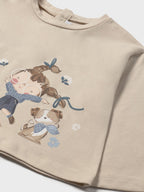 Maglietta m/l Bimba Avorio 2082/91