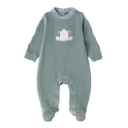 Tutina Intera Con Piede Neonato Verde 3F647/4136 -  NANU' BABY