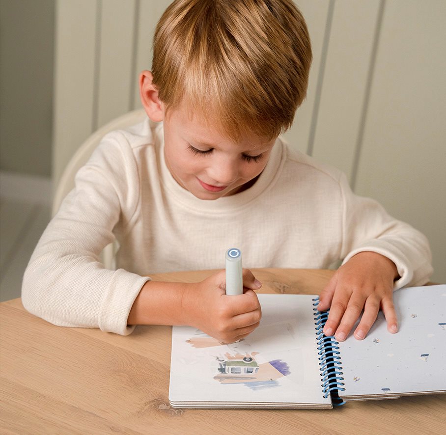 Libro magico da colorare con acqua  Blu 125469 -  NANU' BABY