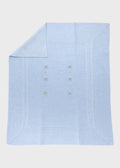 Dove Grey Sky Bows Blanket EK6380/C