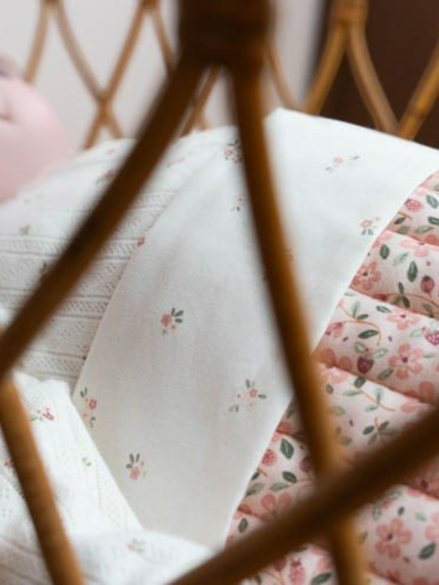 Lenzuolo lettino Fairy Blossom Neonata Rosa TE10294031 -  NANU' BABY