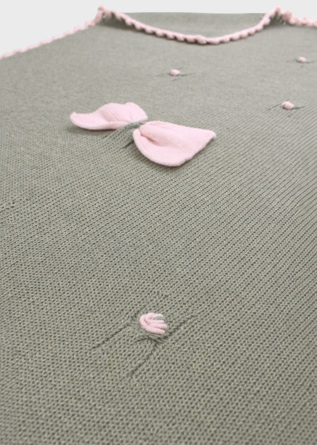 Coperta Cotone Fiorellini Ricamati BRINDISI1439