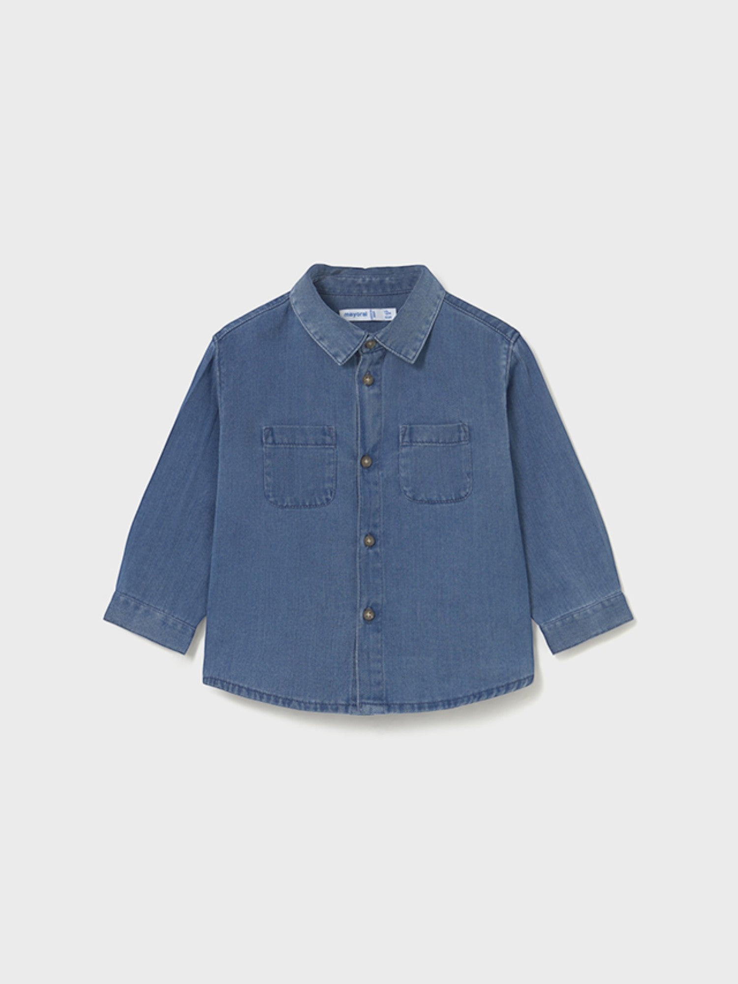 Camicia m/l denim Bimbo Blu 2108/5 -  NANU' BABY