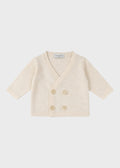 Cardigan Maglia Panna Incrociato ECA007I/P