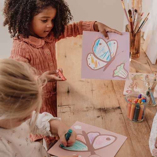 Libro da colorare - Rosa - Giardino delle fate MULTICOLORE 126145 corredino e abbigliamento neonato | NANU' BABY