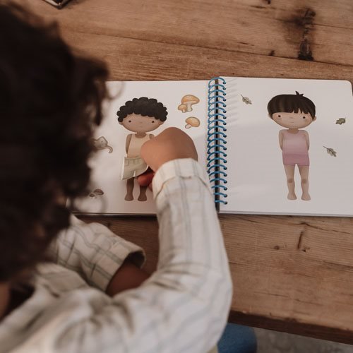 Libro Dress me up Forest Friends Multicolore 126331 corredino e abbigliamento neonato | NANU' BABY