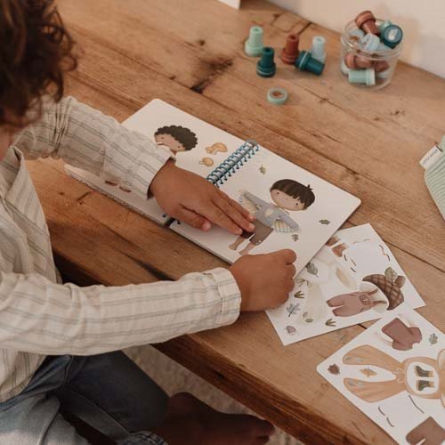 Libro Dress me up Forest Friends Multicolore 126331 corredino e abbigliamento neonato | NANU' BABY