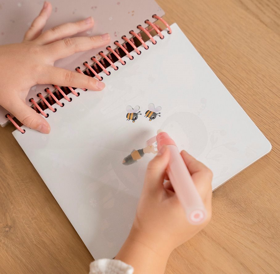 Libro magico da colorare con acqua Rosa 125476 corredino e abbigliamento neonato | NANU' BABY