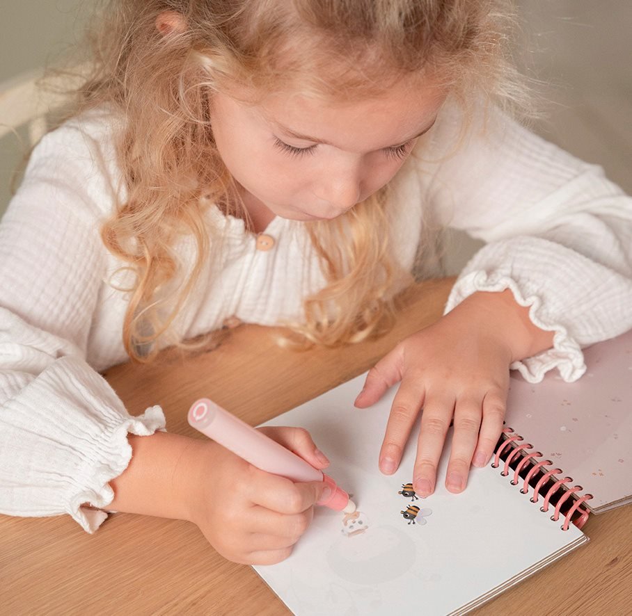 Libro magico da colorare con acqua Rosa 125476 corredino e abbigliamento neonato | NANU' BABY