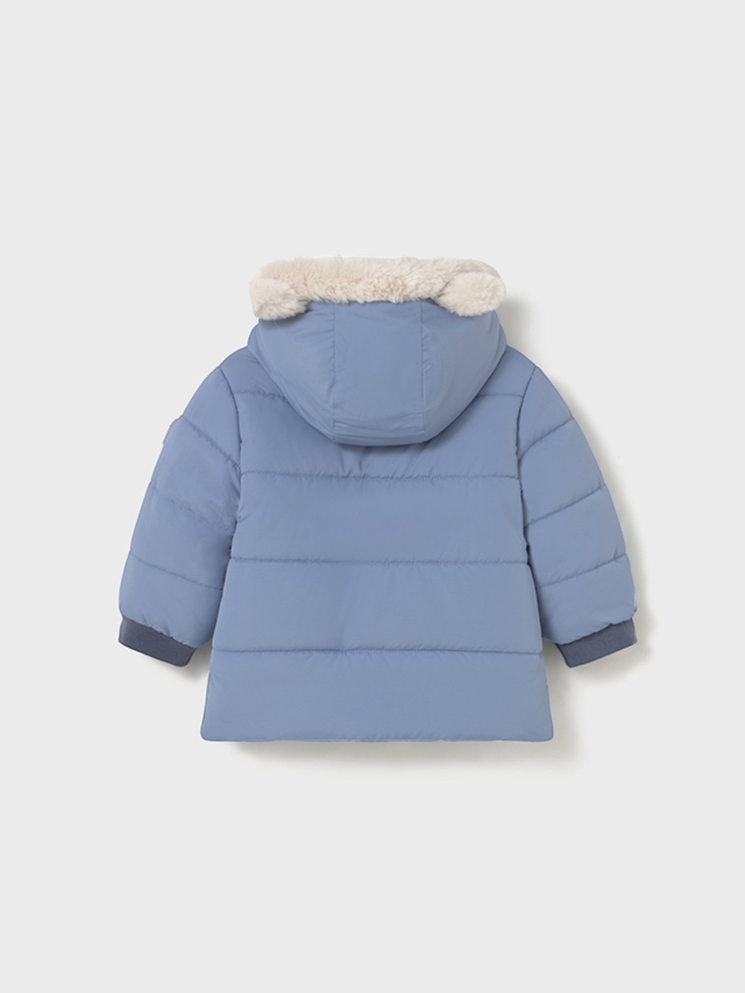 Giaccone orecchie pelo Bimbo AZZURRO 2424/49 -  NANU' BABY
