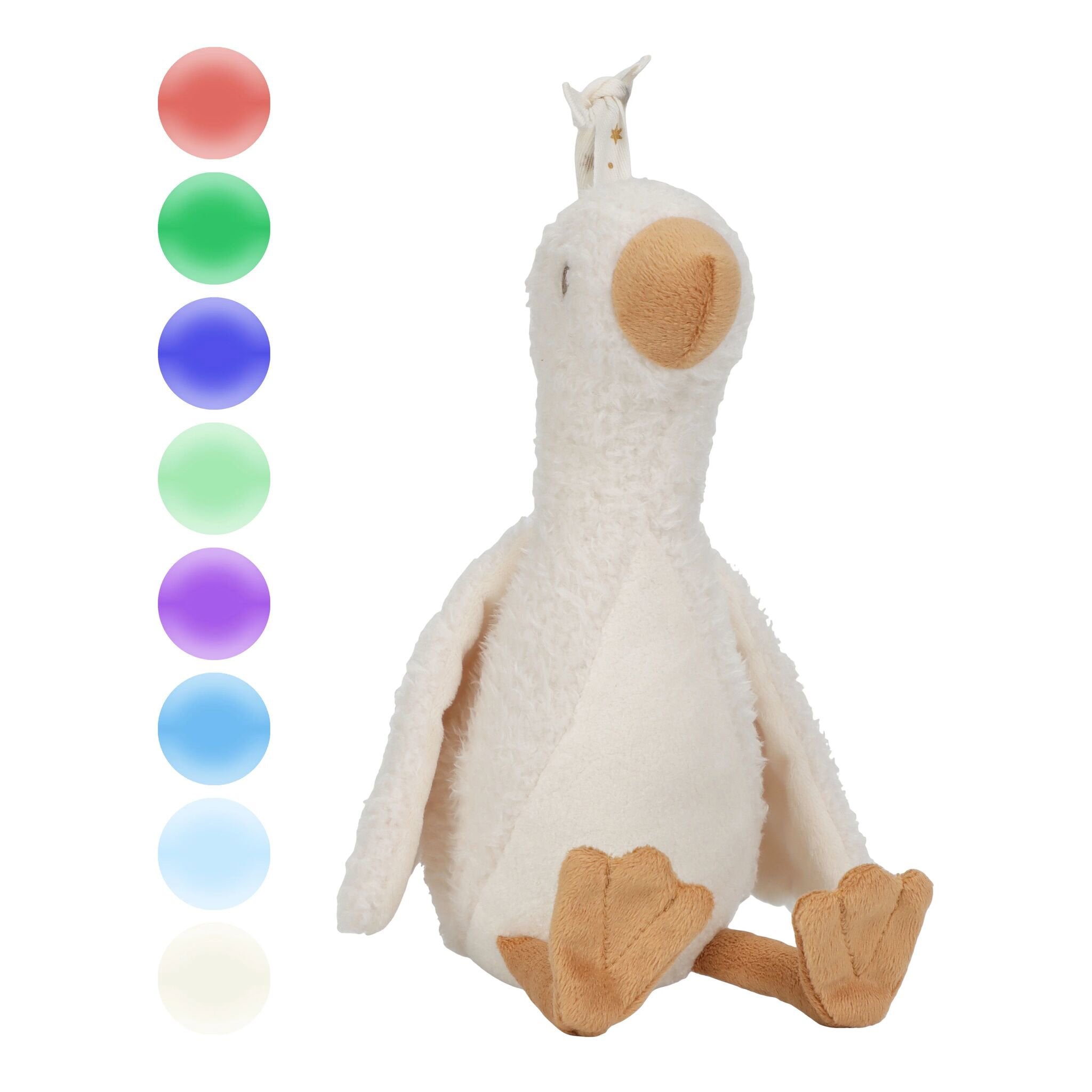 Luce notturna con suoni - Baby Goose  Bianco LD8440 -  NANU' BABY