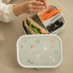 Lunch box con divisori Verde 107440065399 corredino e abbigliamento neonato | NANU' BABY