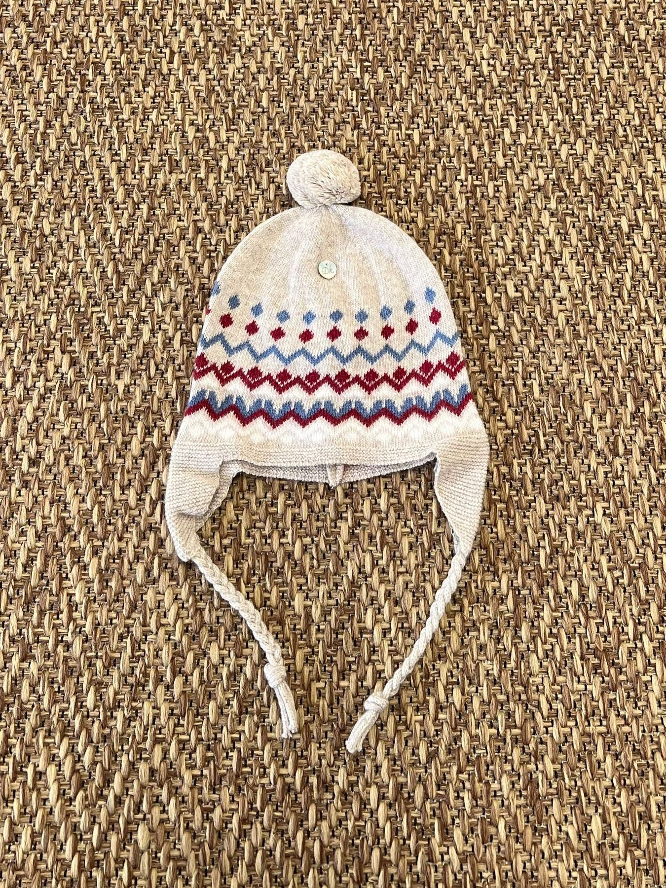 Cuffia Neonato Beige DK159/OI23