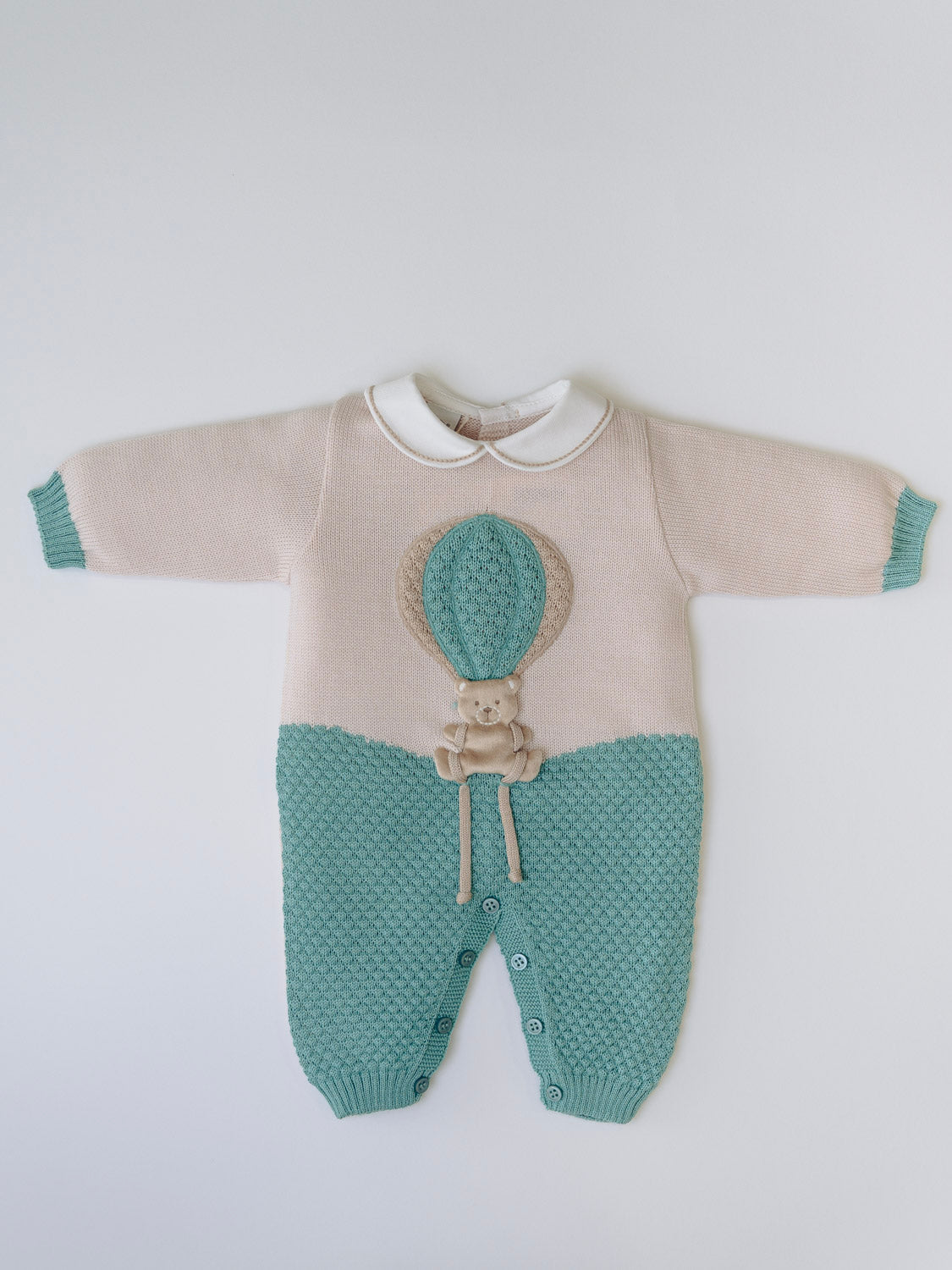 Tutina Mongolfiera Neonato NATURAL IN5710/V -  NANU' BABY