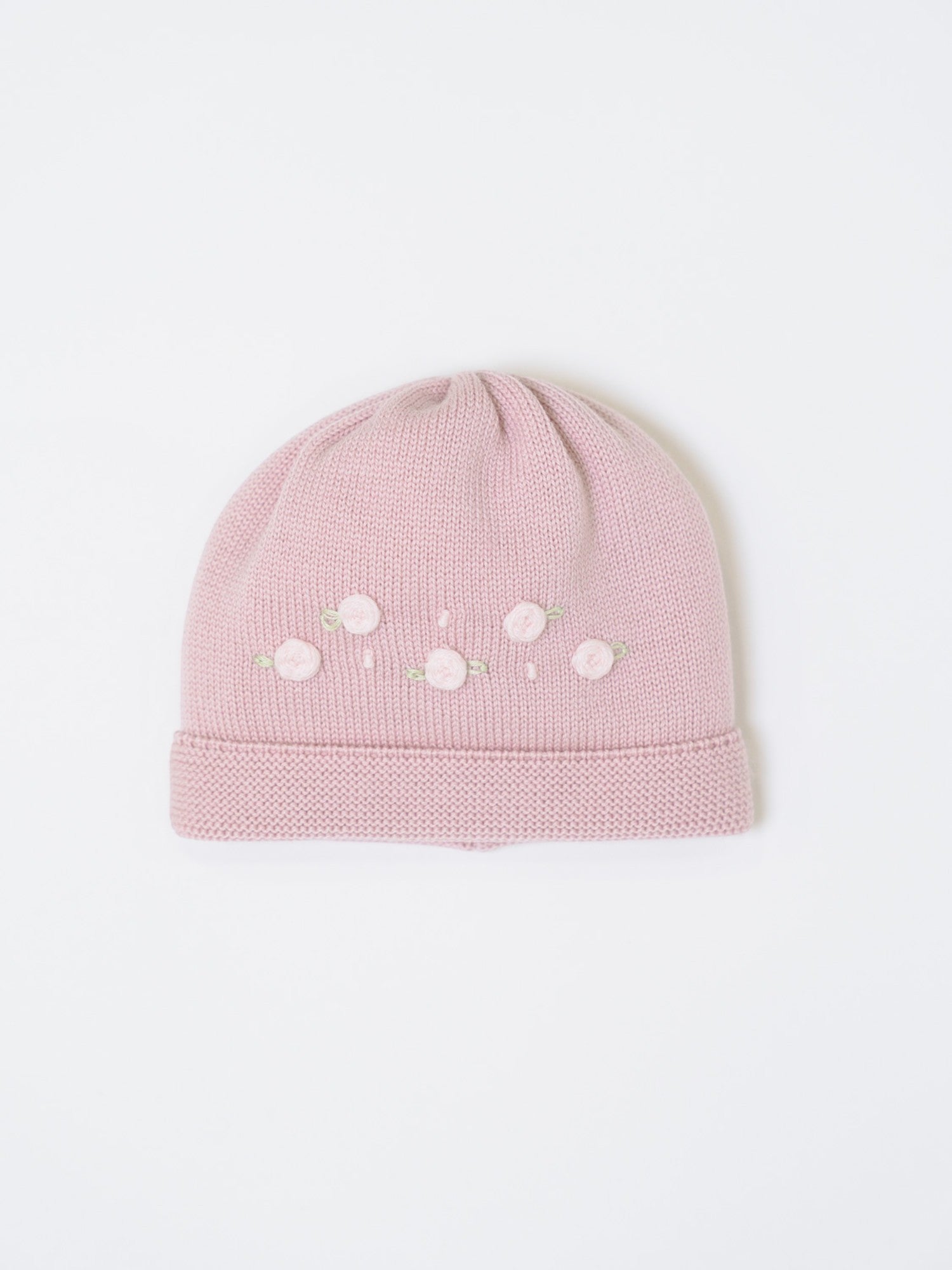 Cuffia Camelie Neonata ROSA ANTICO CAMELIE 645 -  NANU' BABY