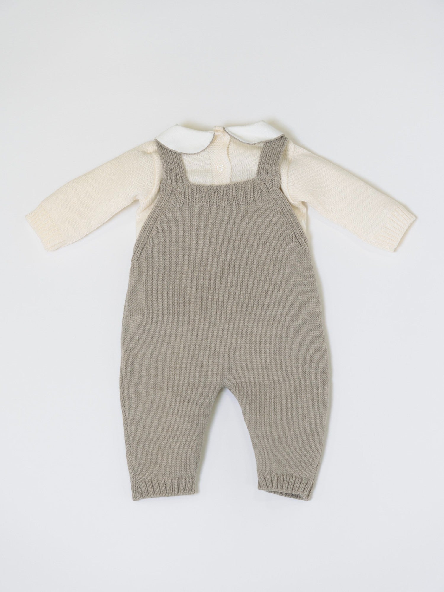 Completo nascita Braiding Neonato ECRU BRAIDING 322M/E -  NANU' BABY