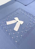 Baumwoll-Smock-Decke Sky NIDO/162-C