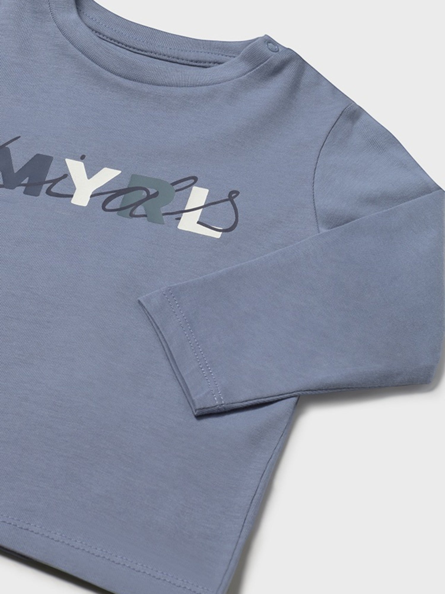 Maglietta m/l basica Bimbo AZZURRO 108/29 corredino e abbigliamento neonato | NANU' BABY