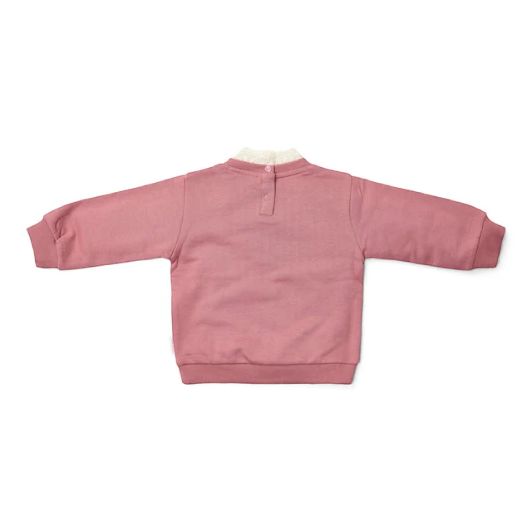 Maglione con colletto - Giardino delle Fate Bimba Rosa CL25092007 corredino e abbigliamento neonato | NANU' BABY