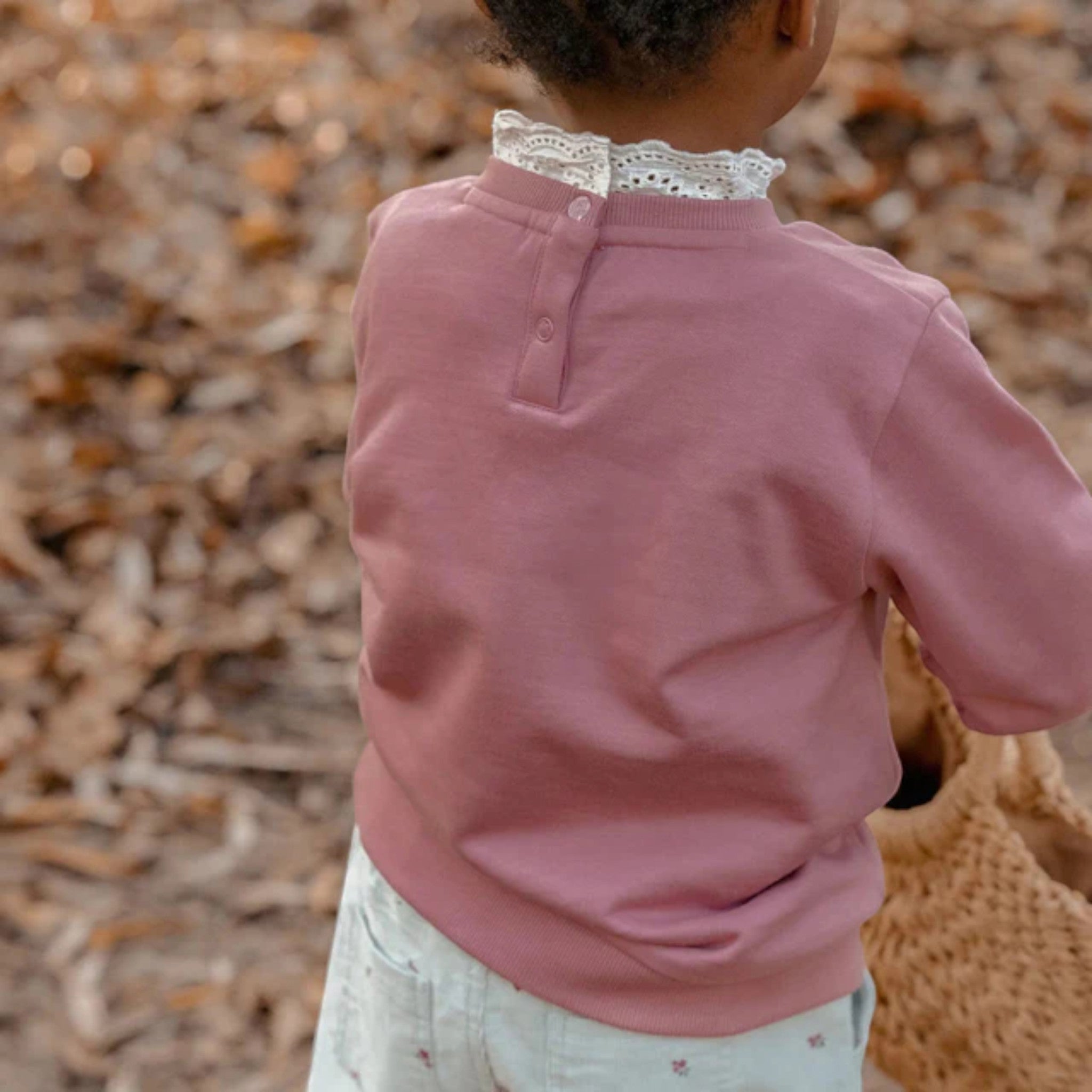 Maglione con colletto - Giardino delle Fate Bimba Rosa CL25092007 corredino e abbigliamento neonato | NANU' BABY