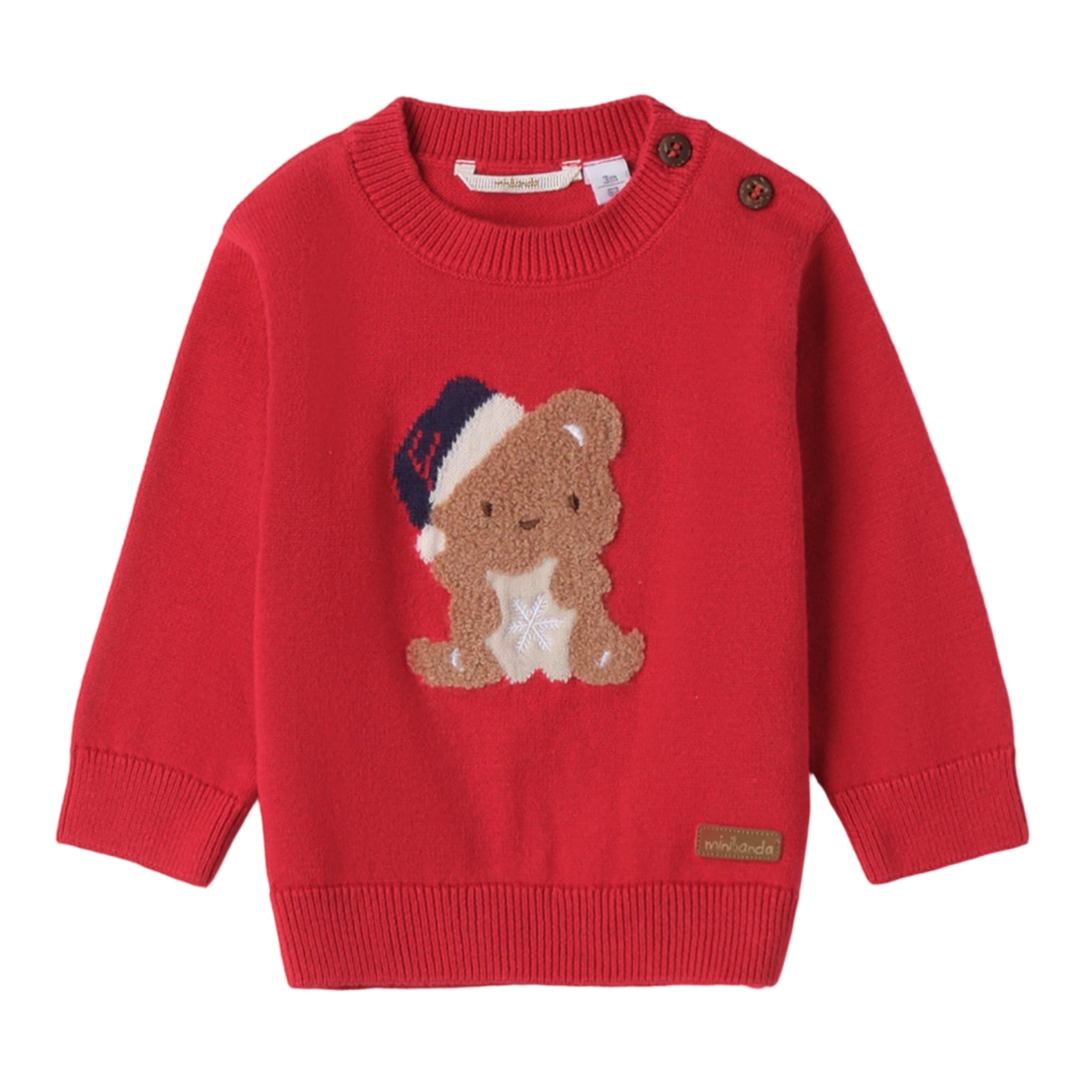 Maglione Natalizio Neonato 100% Cotone 3F661/2253 corredino e abbigliamento neonato | NANU' BABY