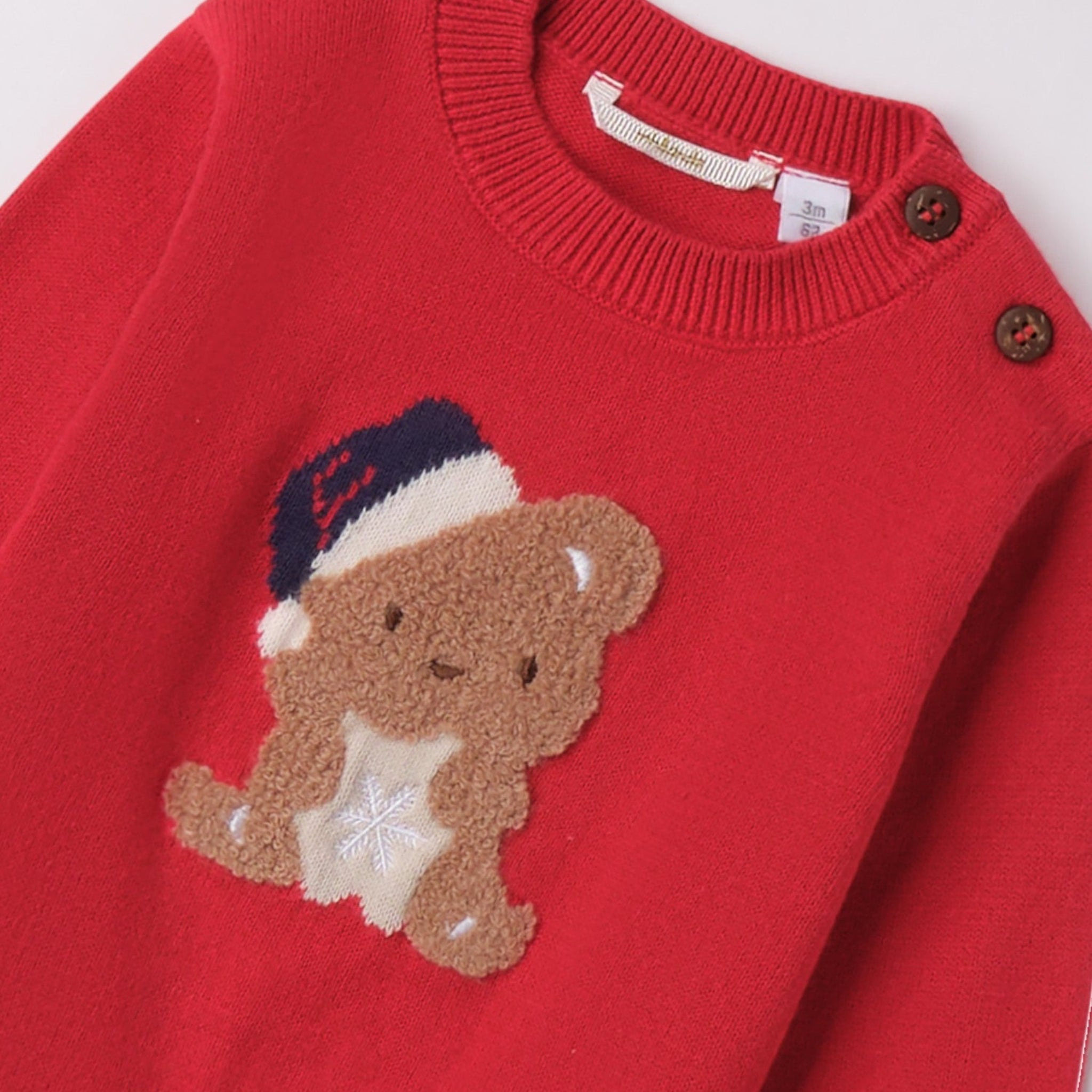 Maglione Natalizio Neonato 100% Cotone 3F661/2253 corredino e abbigliamento neonato | NANU' BABY