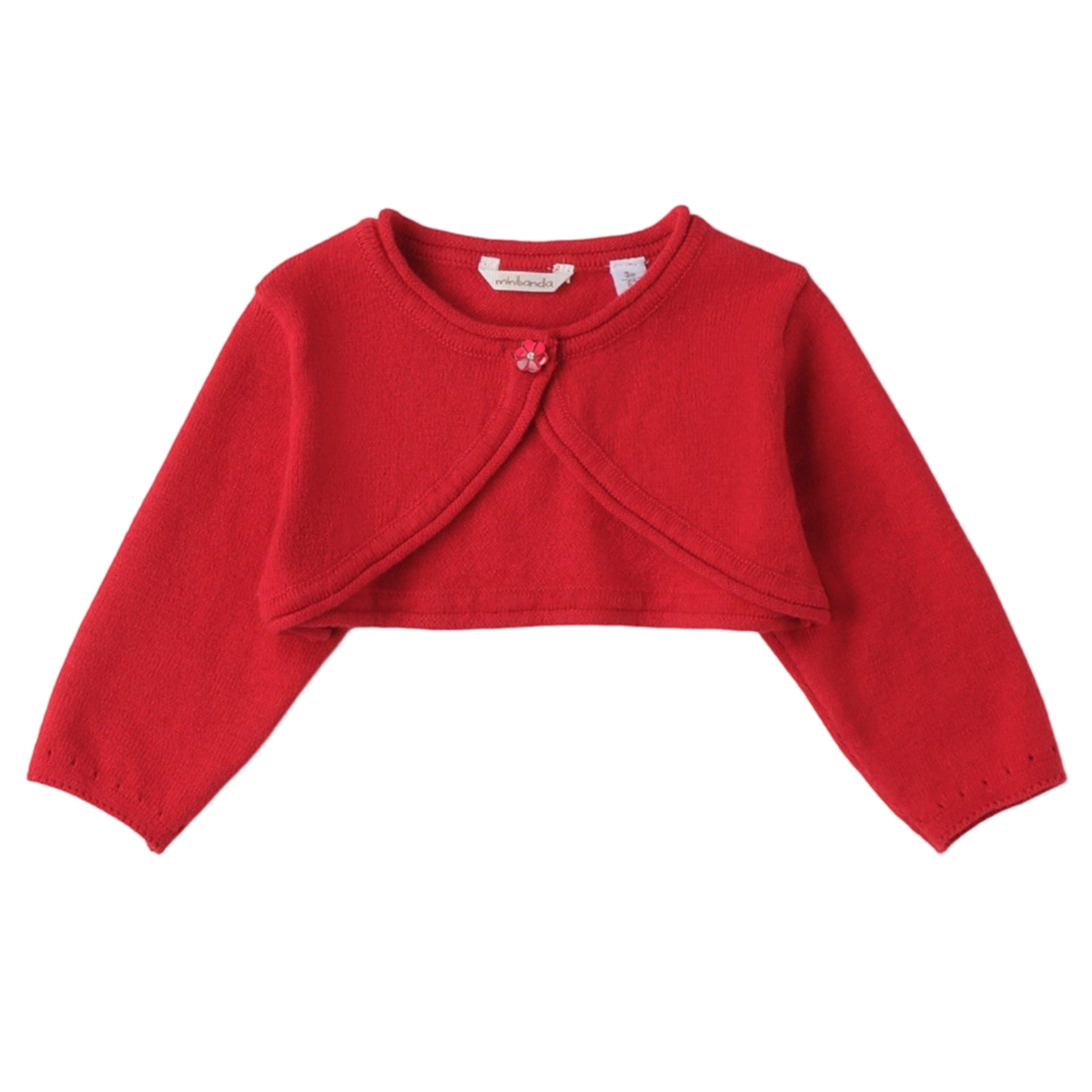 Cardigan Scaldacuore Bimba Rosso 3F702/2253 -  NANU' BABY