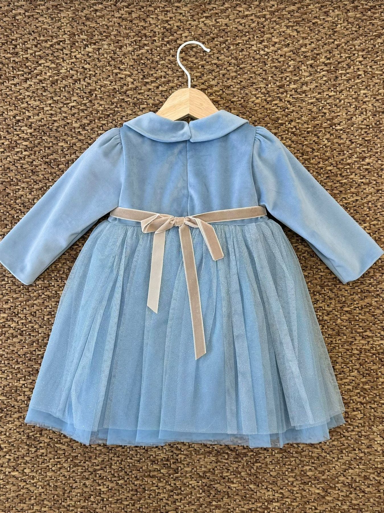 Abito Fiore Bimba CIELO IK318ML -  NANU' BABY