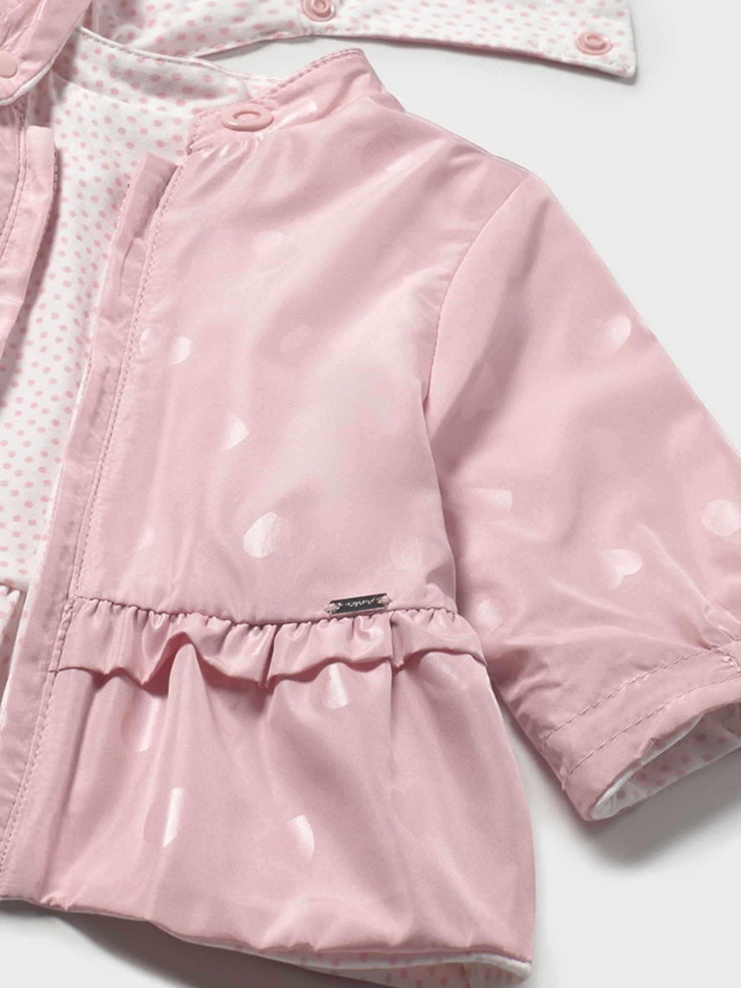 Giacca a vento reversibile Bimba ROSA 1479 /R