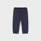 Soft twill jogger pants, baby boy, blue, 2503/74