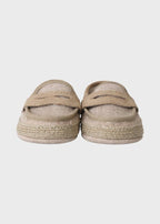 Mocassino Lino Elegante Beige SM41159/T37 corredino e abbigliamento neonato | NANU' BABY