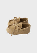 Mocassino Nappina Beige corredino e abbigliamento neonato | NANU' BABY