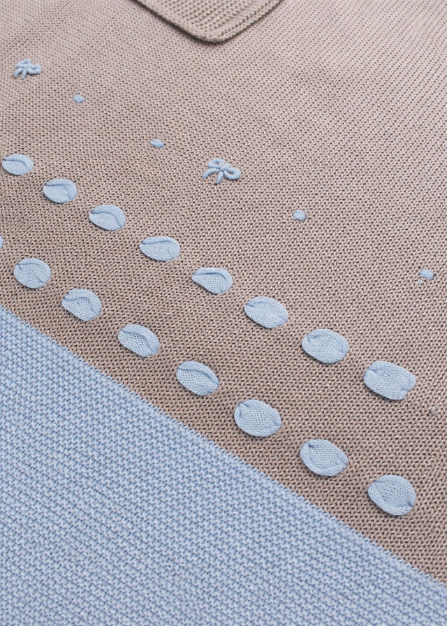 Baumwolldecke mit Sandknoten 198/S