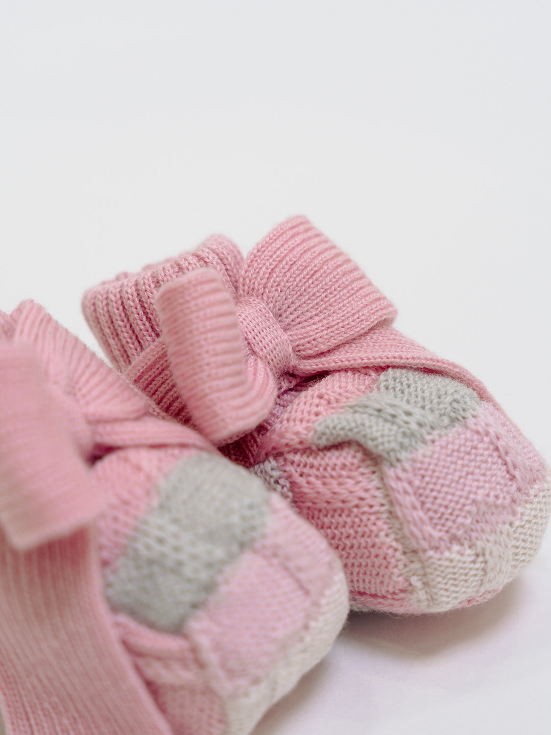Babbucce Neonata Colore:ROSA IN23S/R -  NANU' BABY