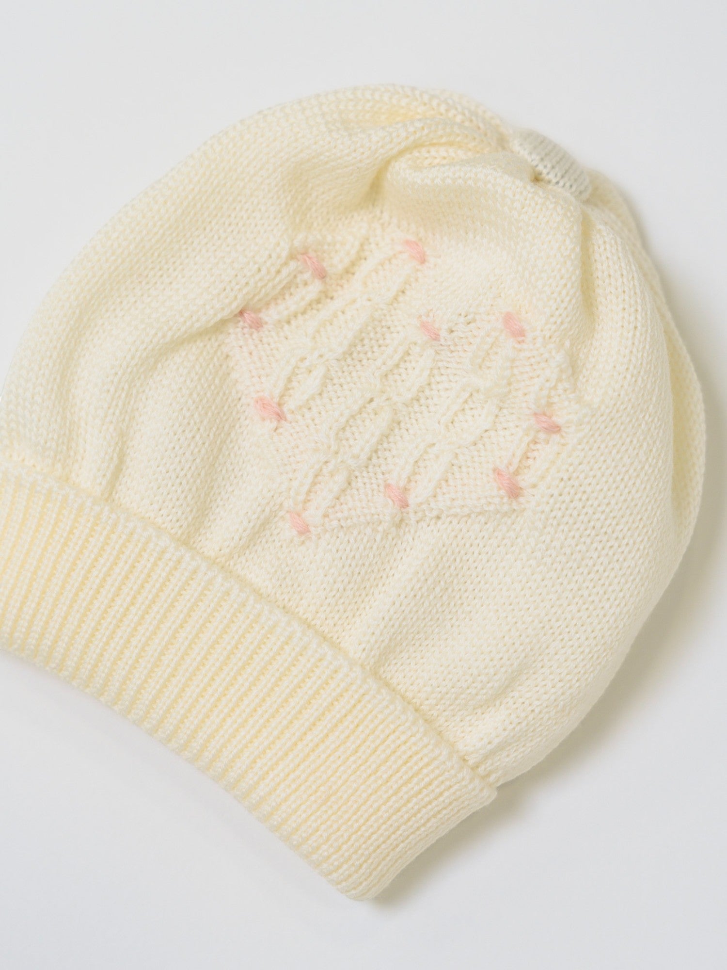 Cuffia Neonata VANIGLIA IN1171BT -  NANU' BABY