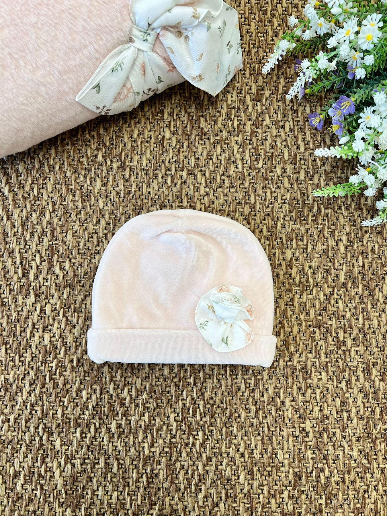 Cuffia Neonata ROSA 5330CA