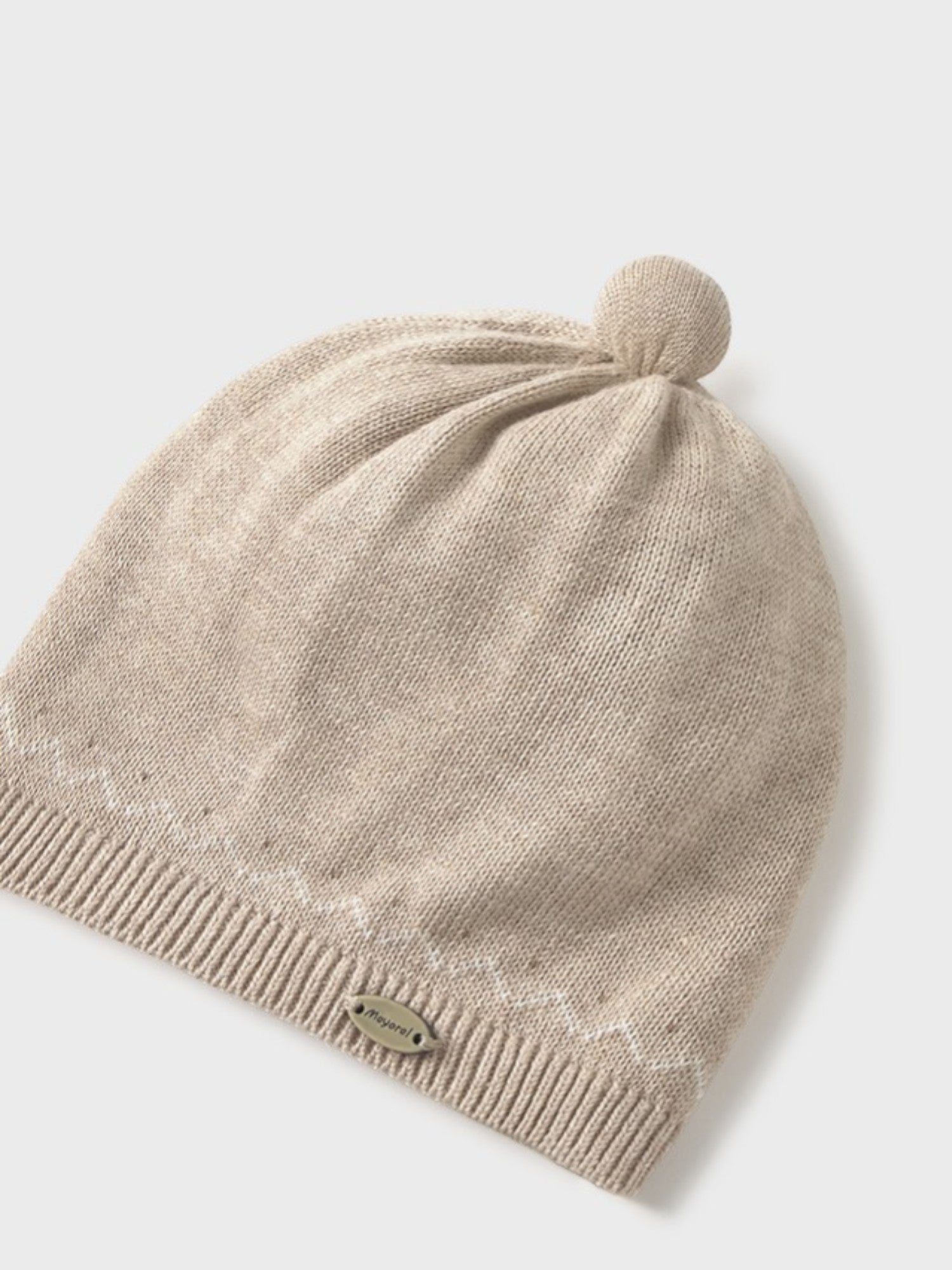 Cuffia Neonato Beige 9936/87 -  NANU' BABY